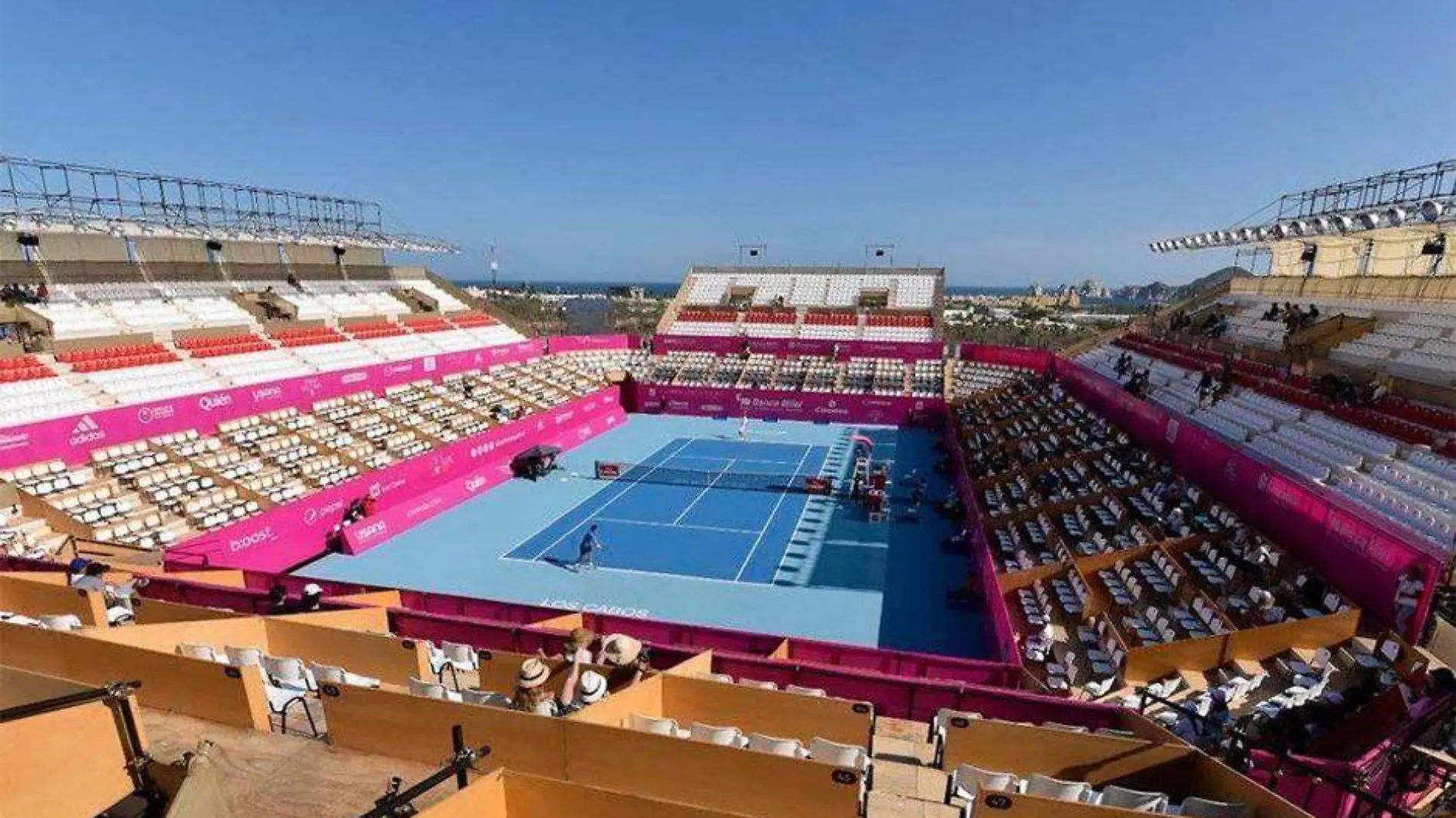 listo para el Abierto de Tenis Los Cabos